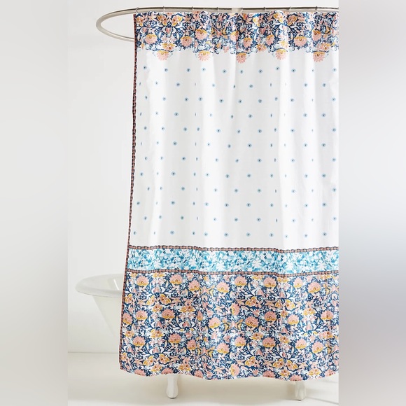 Anthropologie Bath Anthropologie Louisa Shower Curtain Poshmark